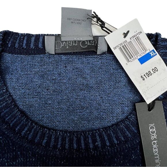 New Dylan Gray Men  US XLNavy Blue Sweatshirt Crew Neck Classic Sweater Pullover - Picture 7 of 7